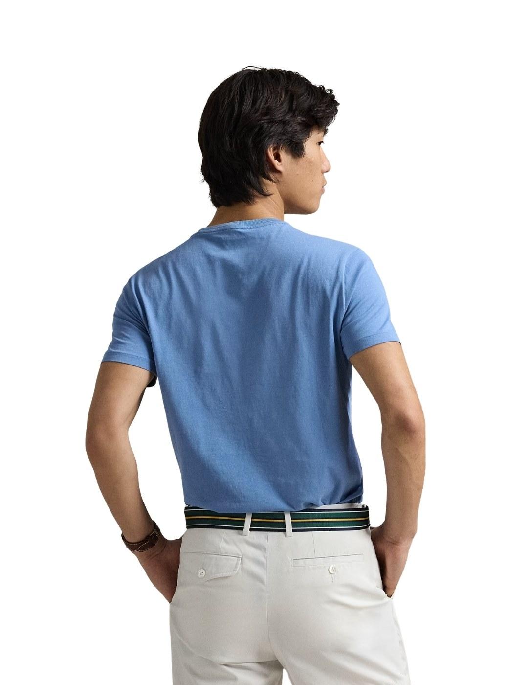 Ralph Lauren Camiseta manga corta azul cielo