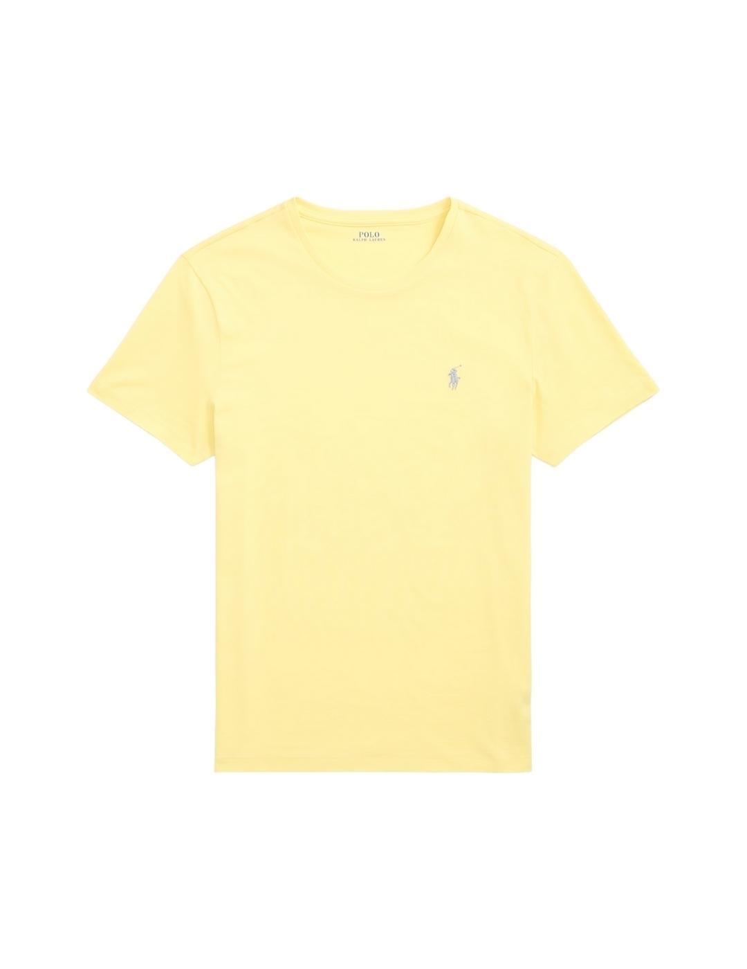 Ralph Lauren Camiseta manga corta amarillo pastel