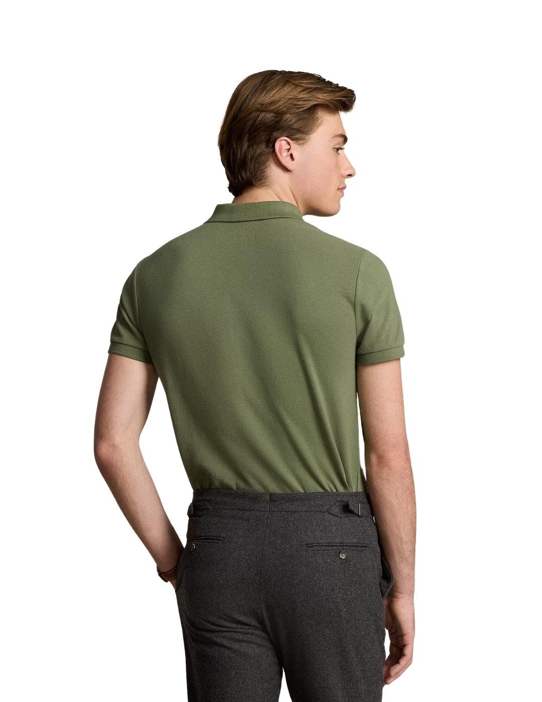 Ralph Lauren Polo manga corta verde caqui
