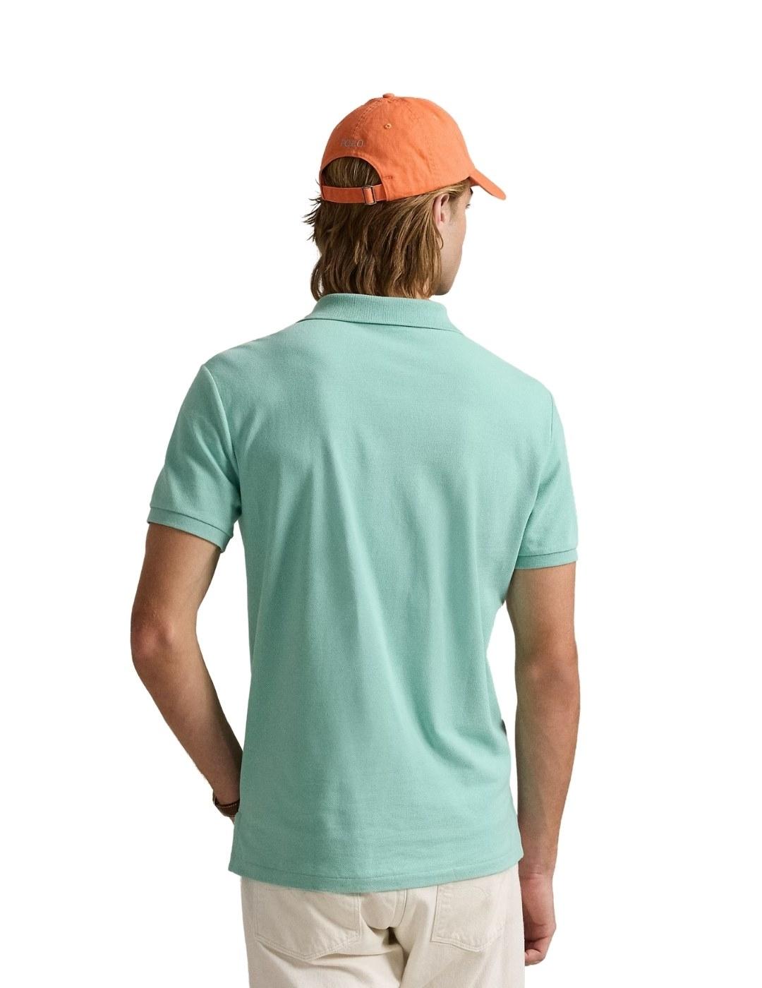Ralph Lauren Polo manga corta verde turquesa