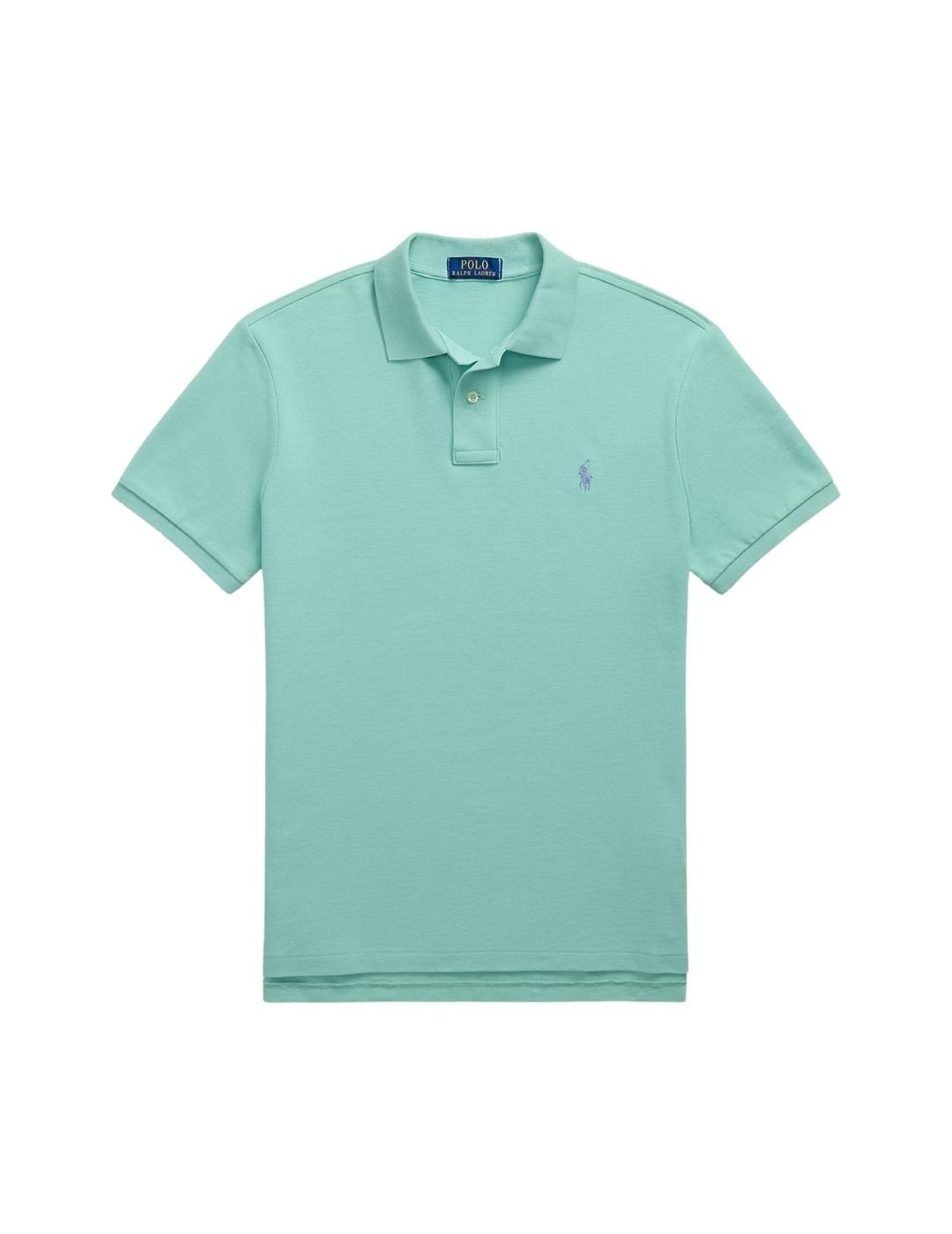 Ralph Lauren Polo manga corta verde turquesa
