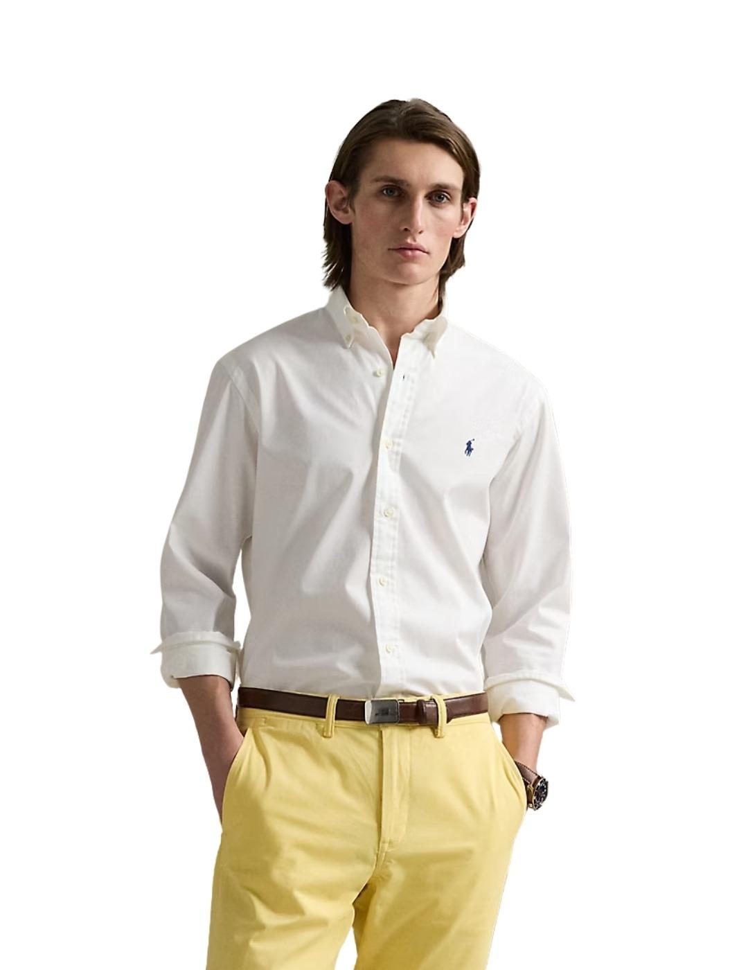 Ralph Lauren Camisa manga larga azul