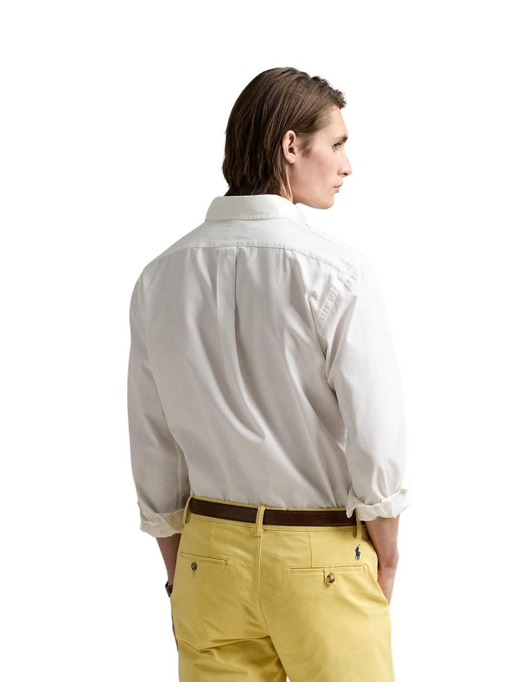 Ralph Lauren Camisa blanca manga larga