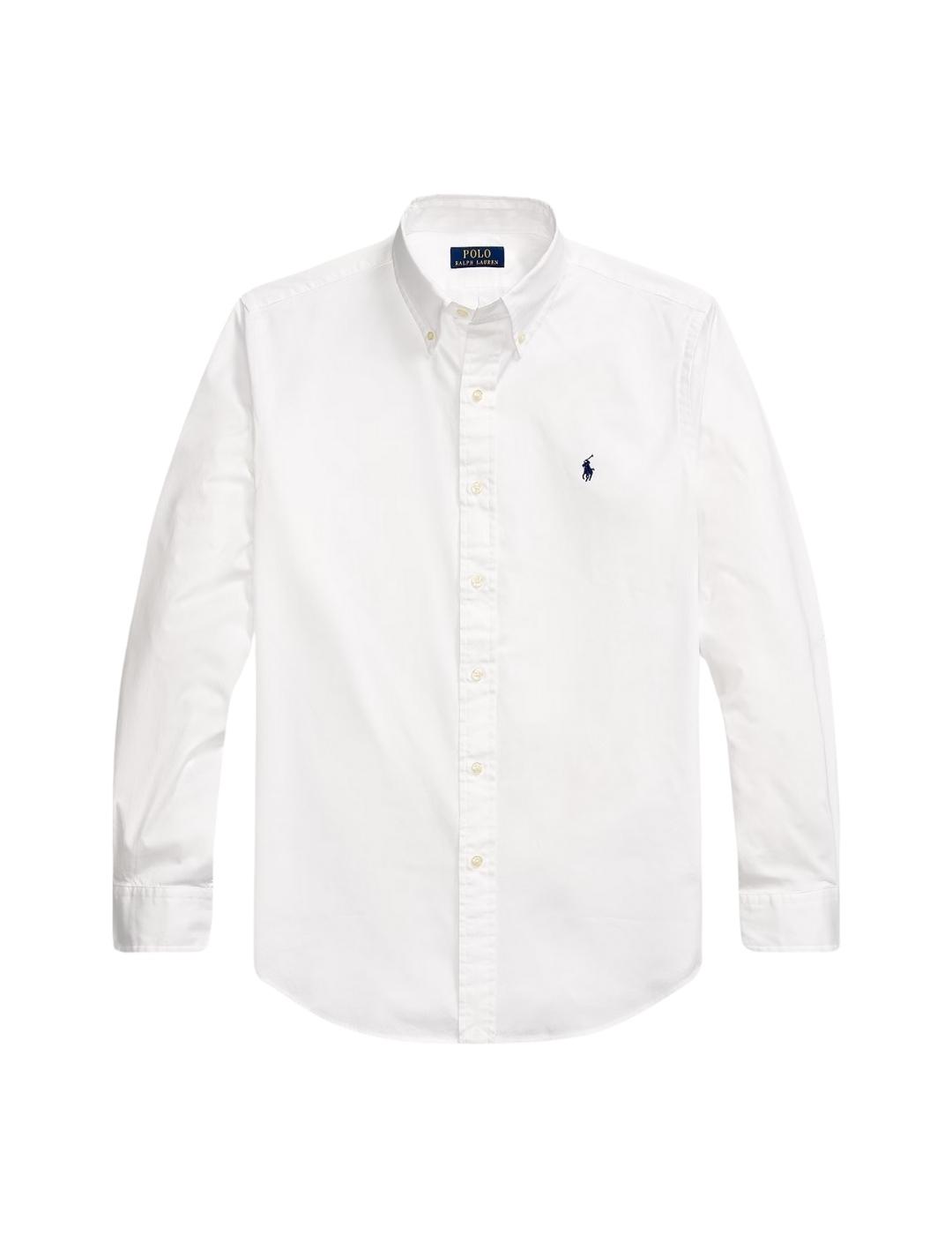 Ralph Lauren Camisa blanca manga larga