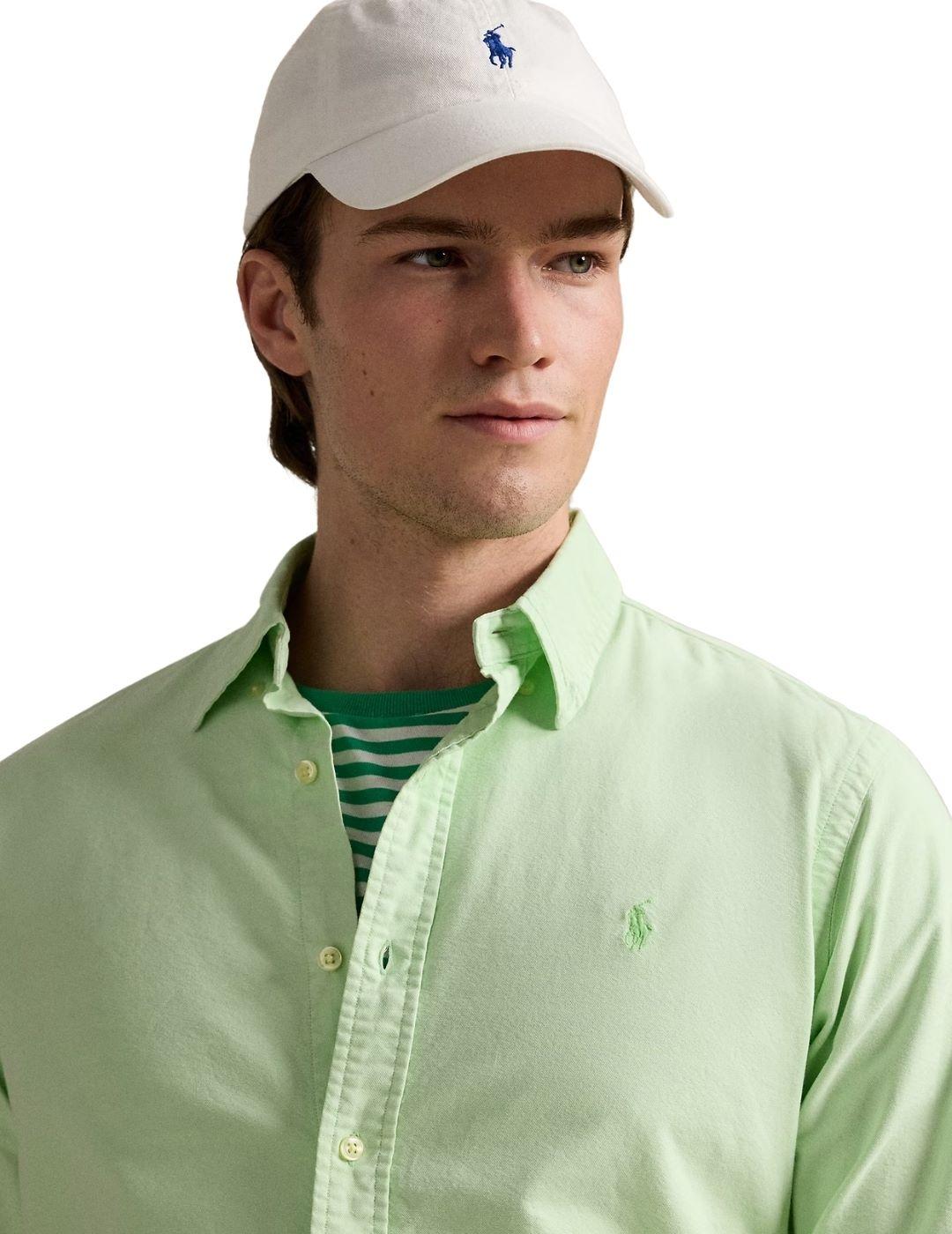 Ralph Lauren Camisa verde pastel tinte mineral