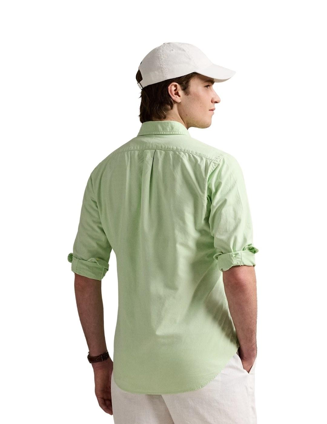 Ralph Lauren Camisa verde pastel tinte mineral