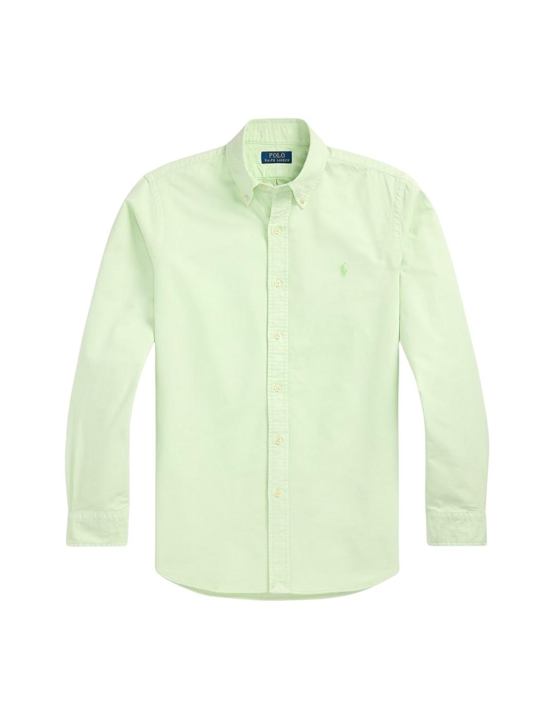 Ralph Lauren Camisa verde pastel tinte mineral