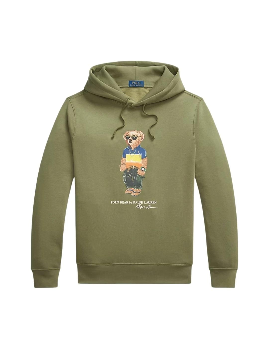 Ralph Lauren Sudadera de felpa con Polo Bear Verde
