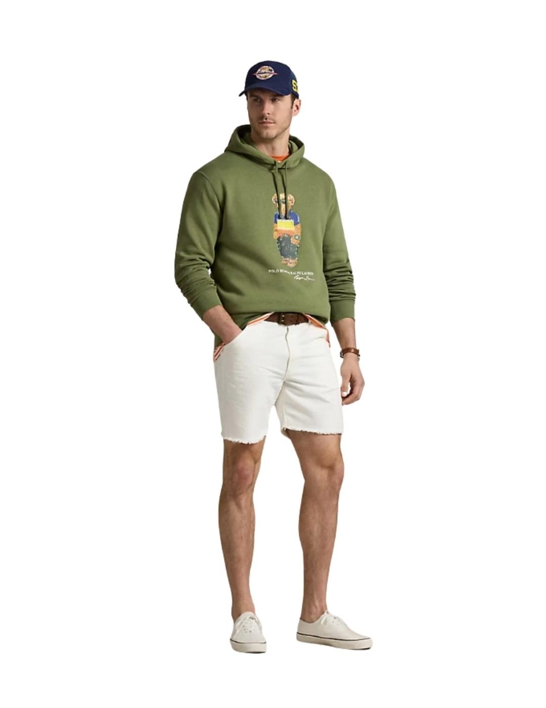 Ralph Lauren Sudadera de felpa con Polo Bear Verde