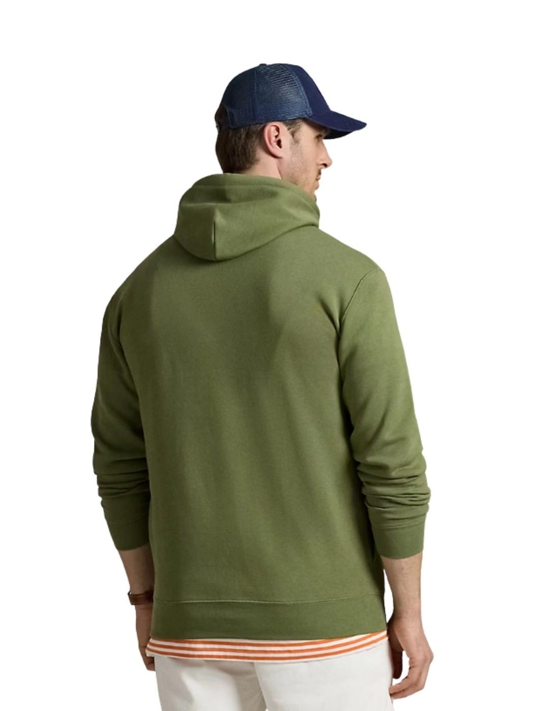 Ralph Lauren Sudadera de felpa con Polo Bear Verde