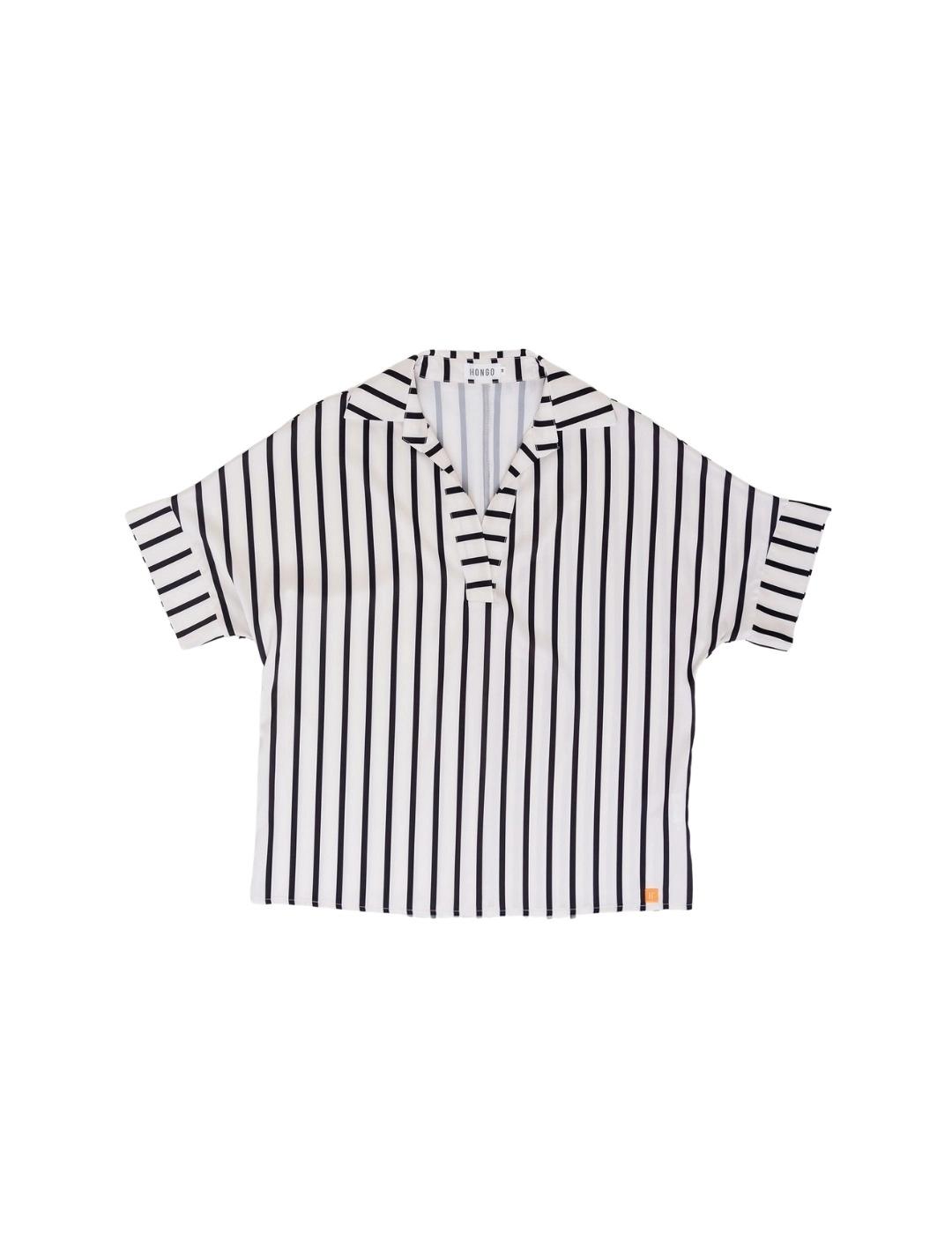 Hongo Blusa rayas verticales