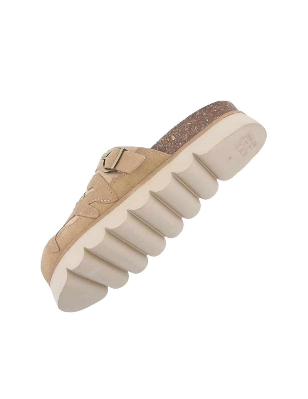 Noname Sandalia Sandy Mule W Suede/Suede Sand