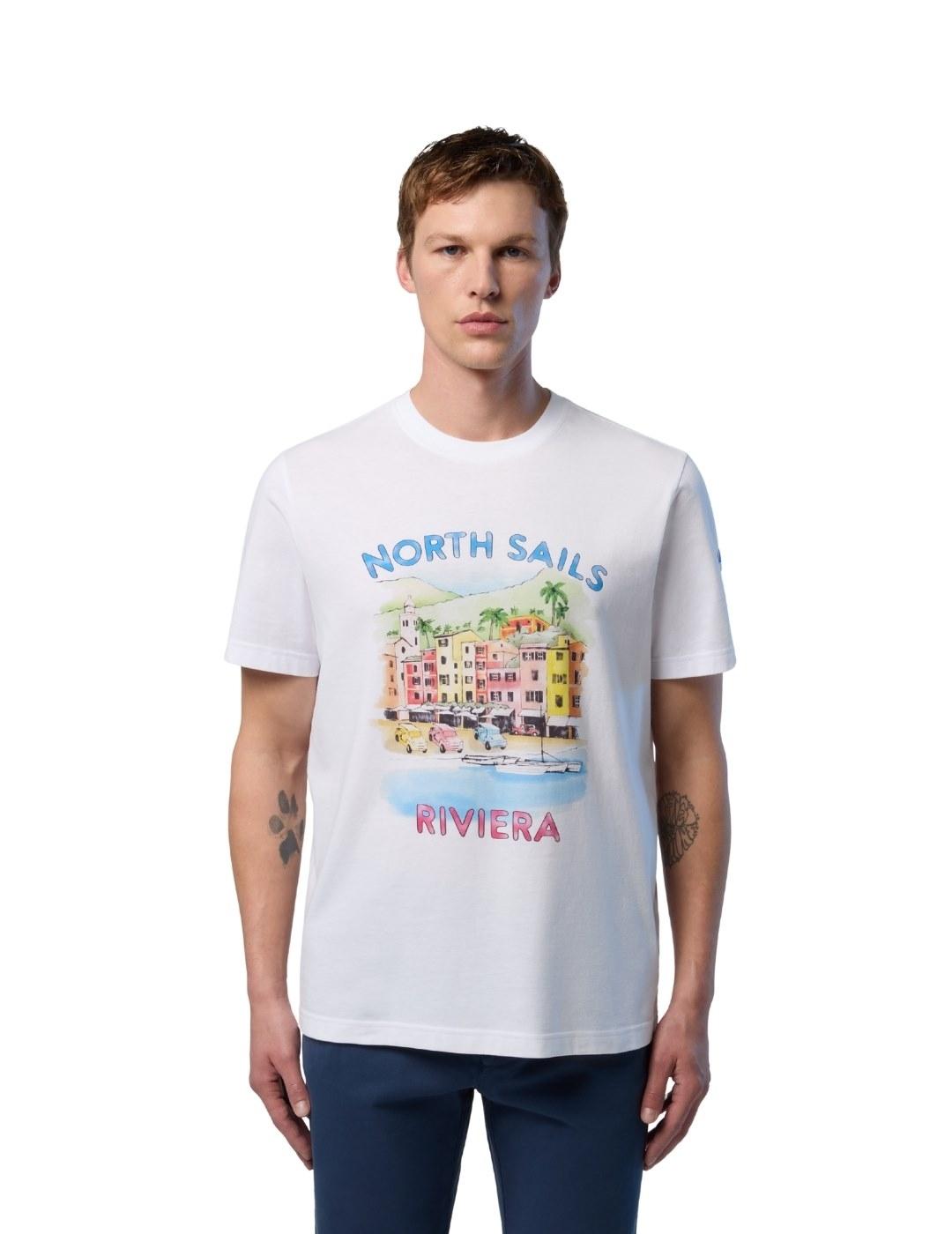 North Sails  Camiseta T-Shirt Short Sleeve  W/Grap