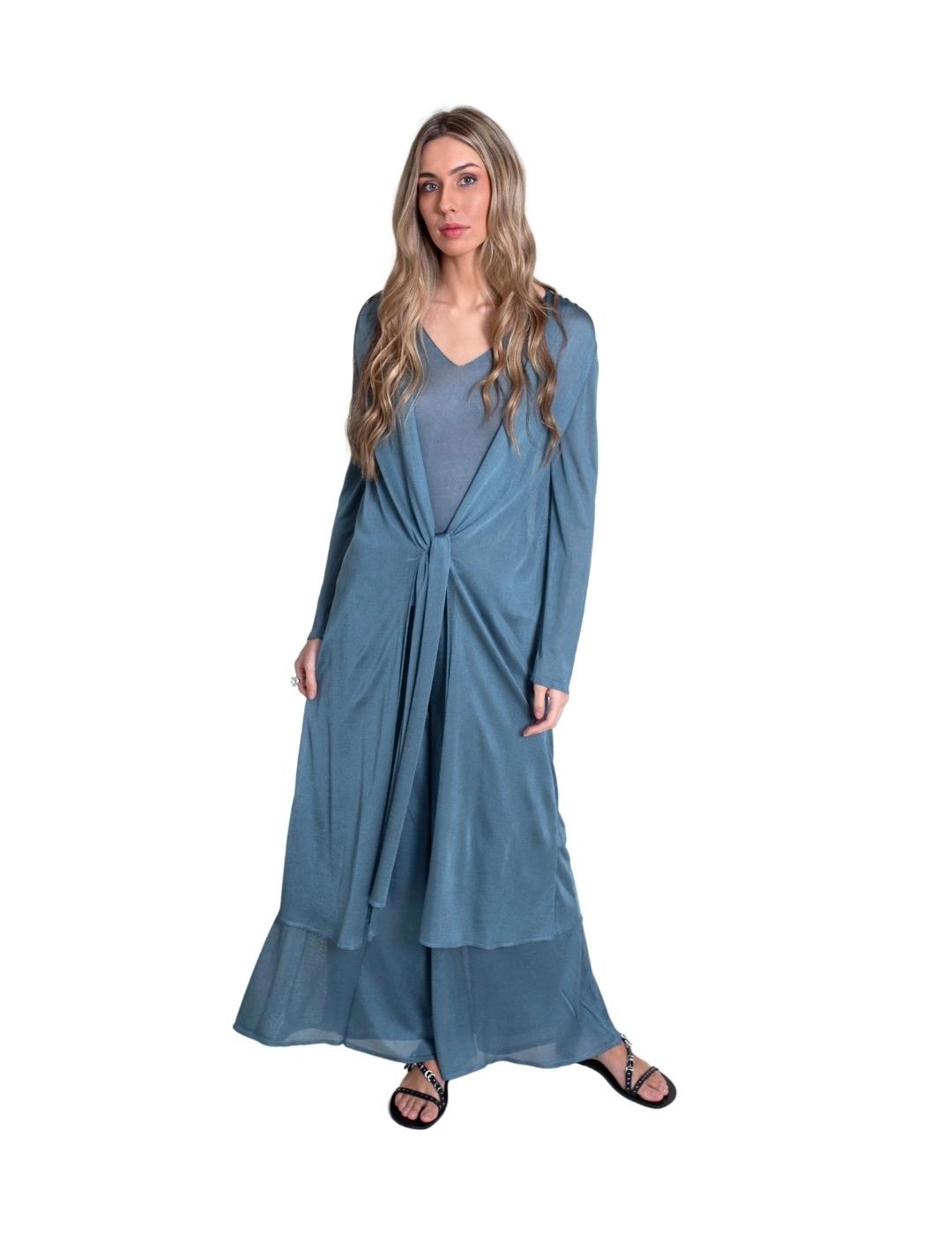 Pisonero Chaqueta Larga Brunello Azul