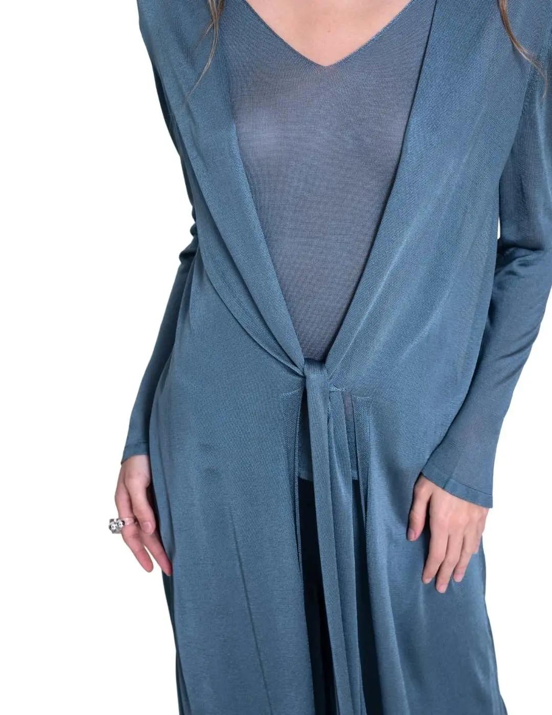 Pisonero Chaqueta Larga Brunello Azul