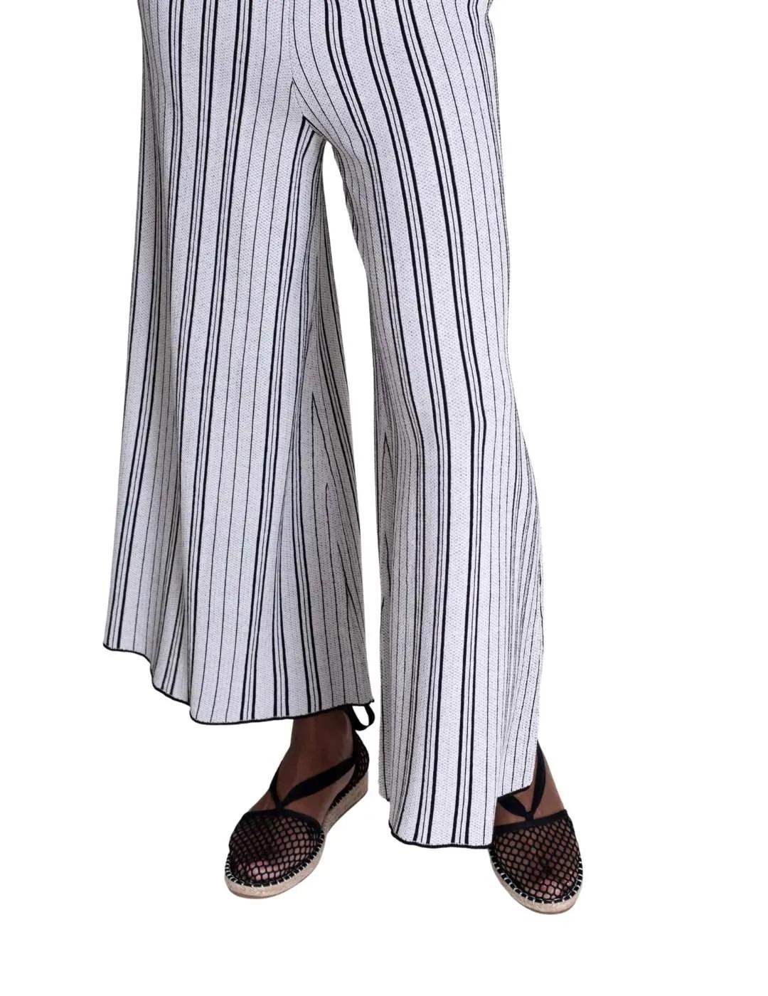 Pisonero Pantalón Tailor Crudo/Negro