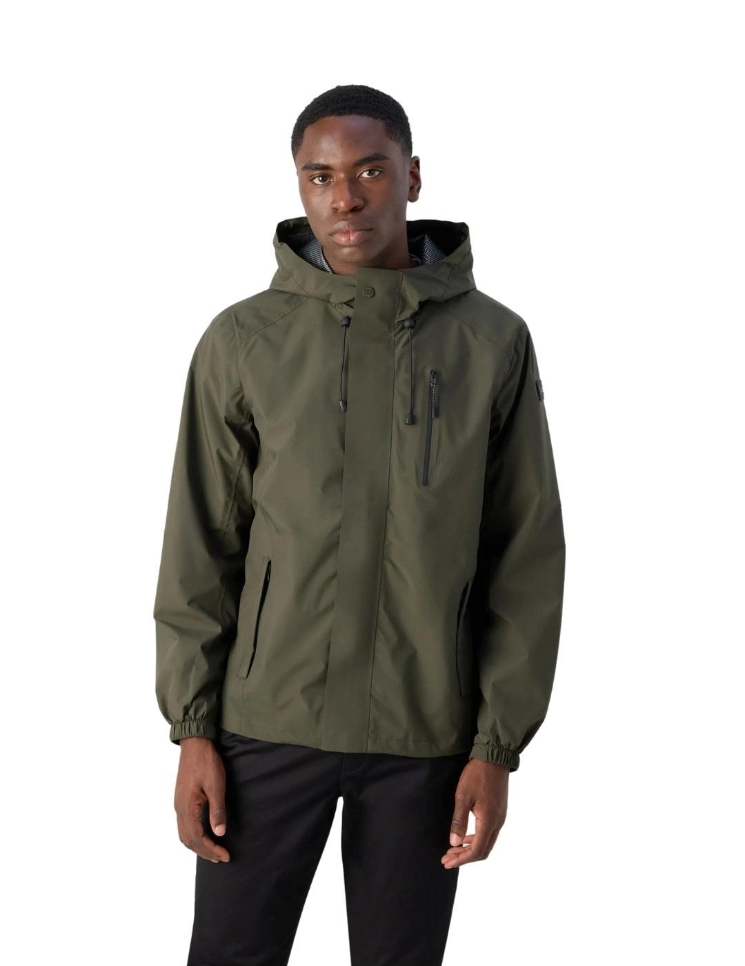 Schott Cazadora Verde Kaki