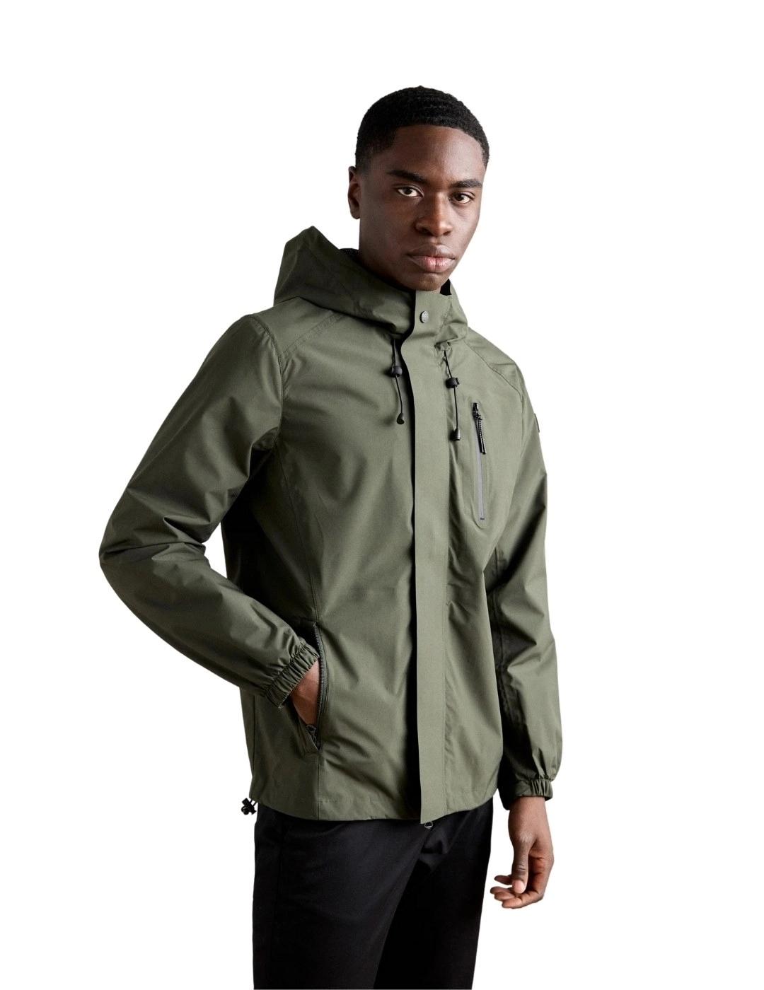 Schott Cazadora Verde Kaki