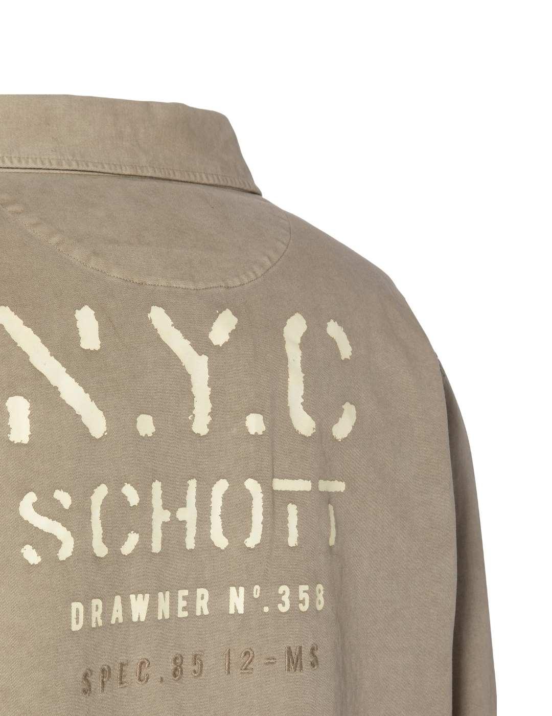 Schott Cazadora Taupe