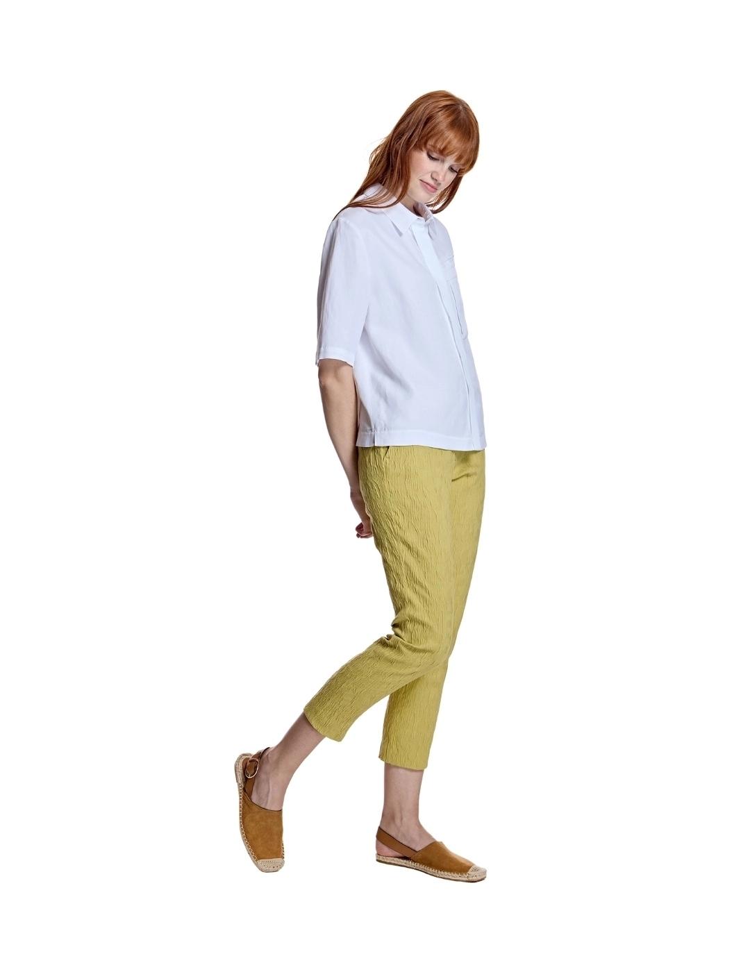 Alba Conde Camisa Blanca manga corta