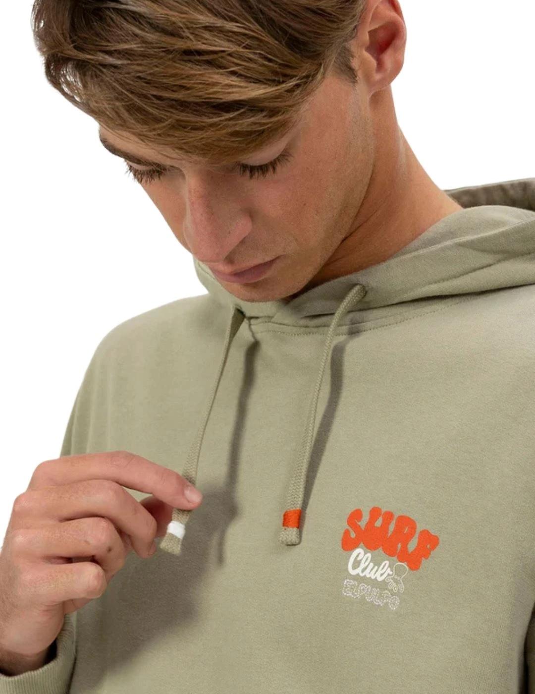 El Pulpo Sudadera verde Surfboard