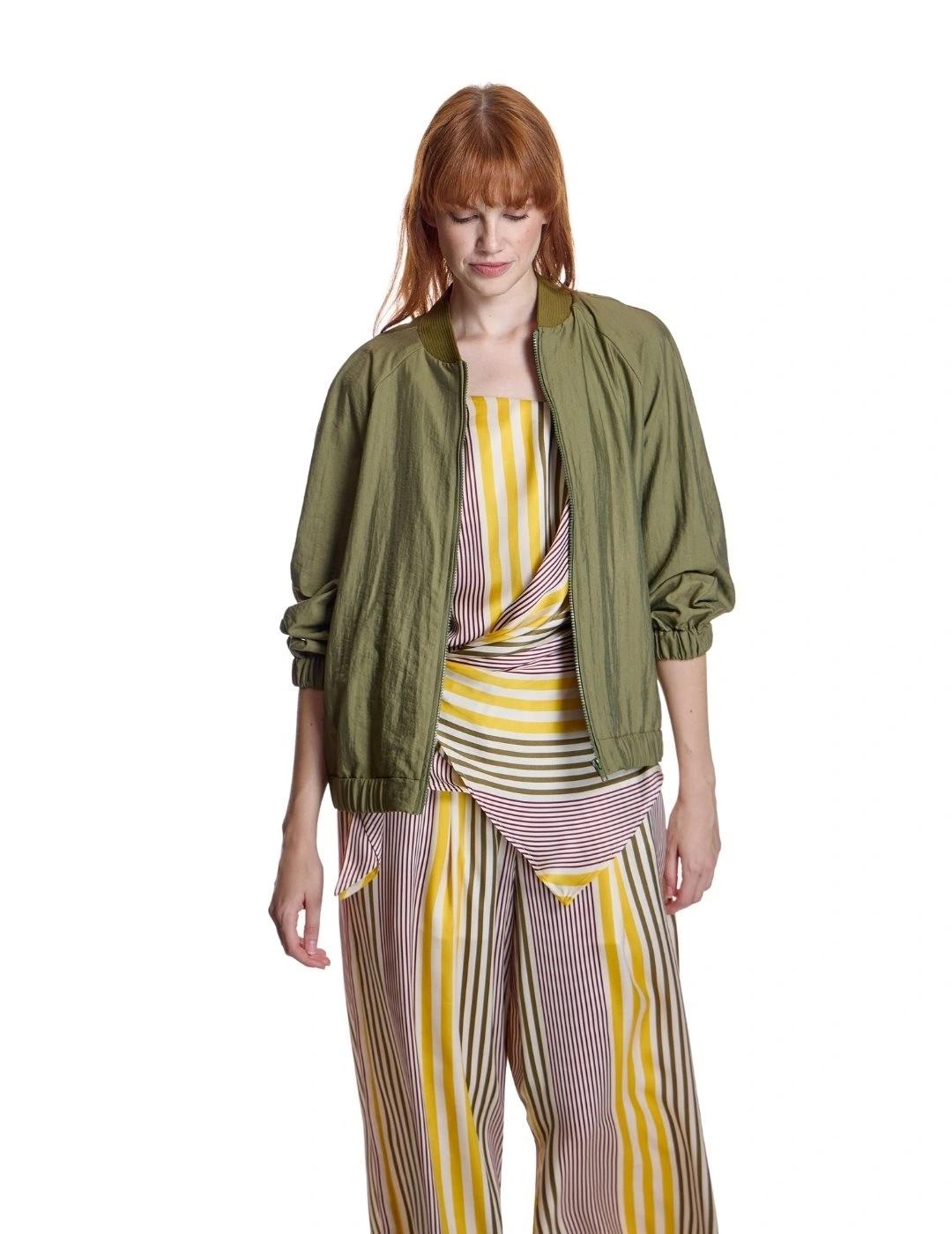 Alba Conde Pantalón de rayas multicolor