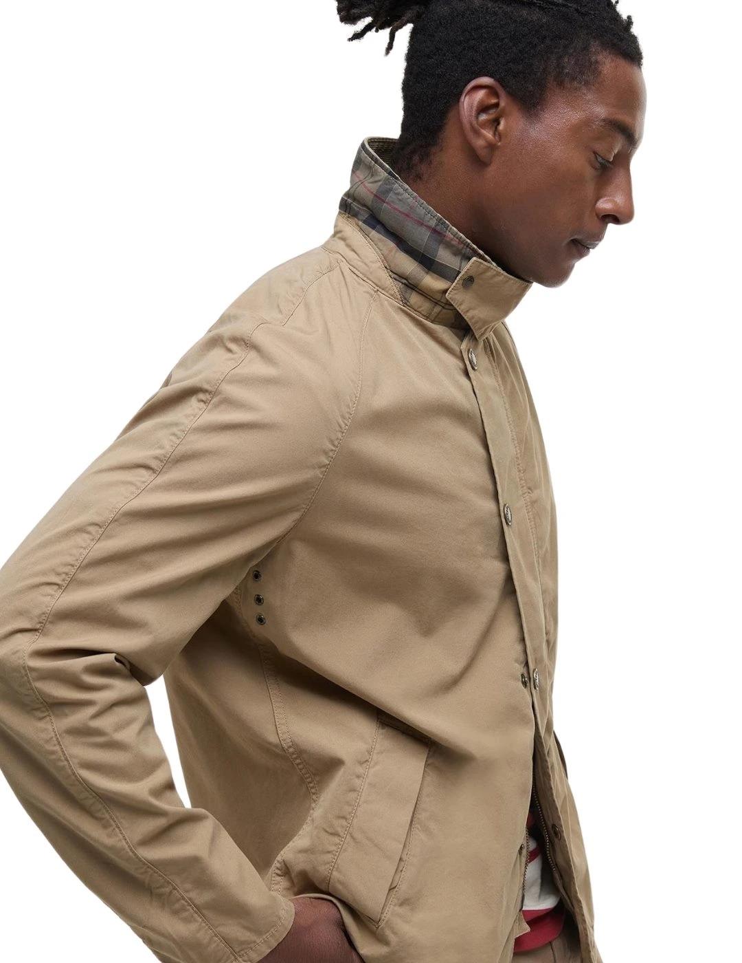 Barbour Chaqueta Tracker Casual Beige hombre