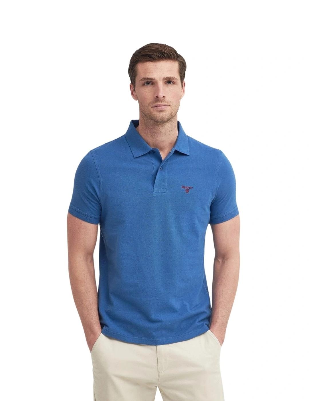 Barbour Polo Lightweight Sport Azul oscuro hombre
