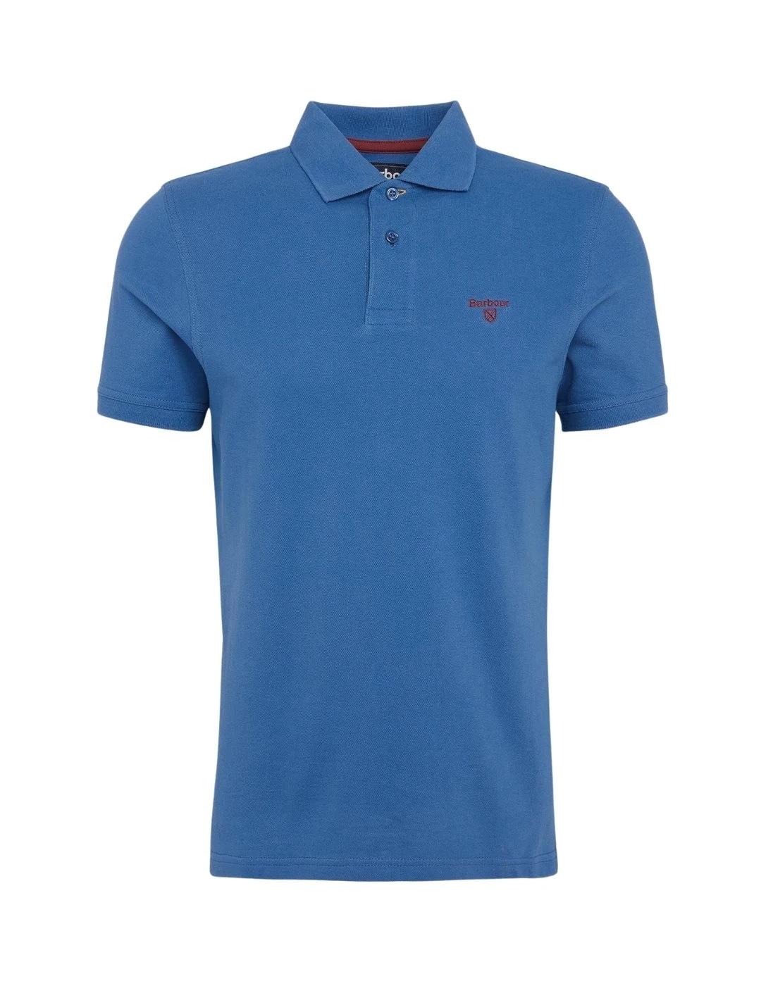 Barbour Polo Lightweight Sport Azul oscuro hombre