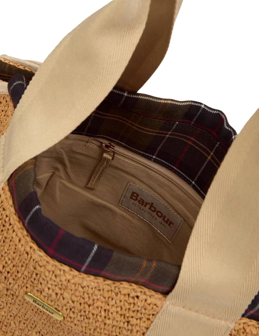 Barbour Lily Beach Tote Bag Natural