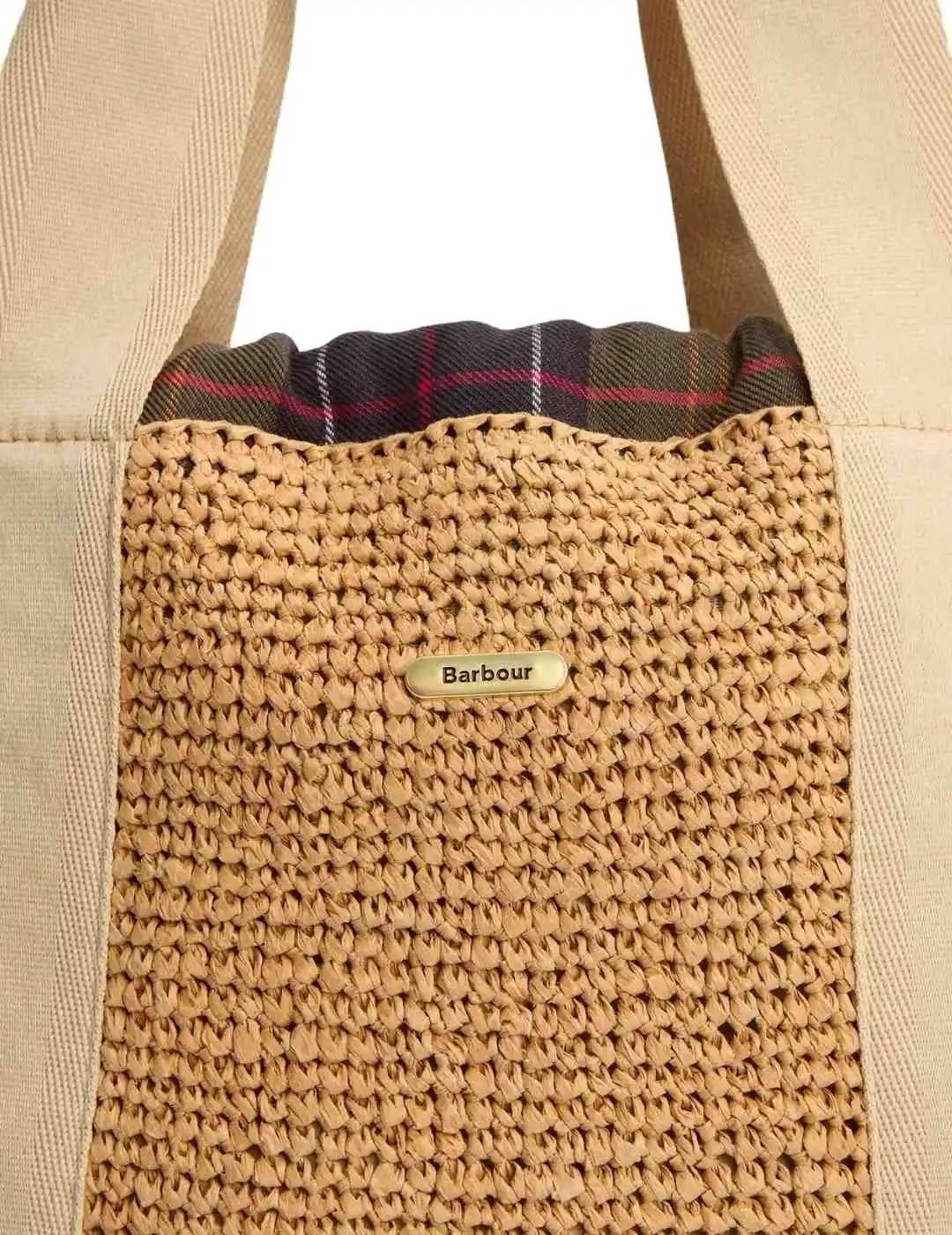 Barbour Lily Beach Tote Bag Natural