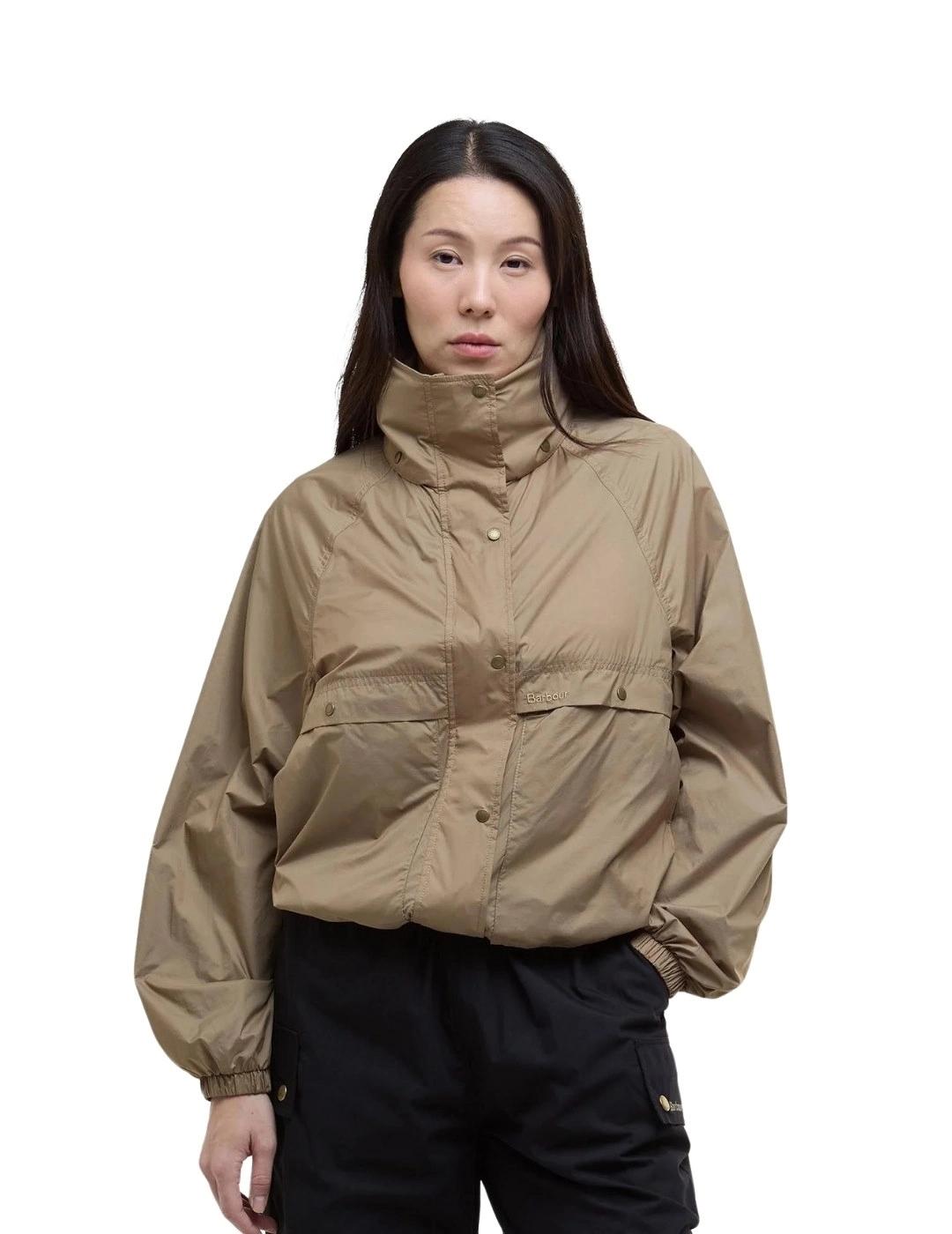 Barbour Chaqueta Greer Showerproof Beige mujer