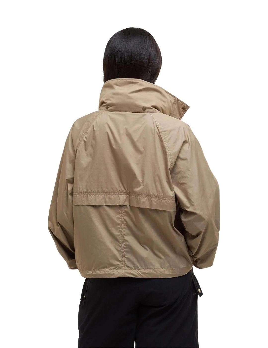 Barbour Chaqueta Greer Showerproof Beige mujer