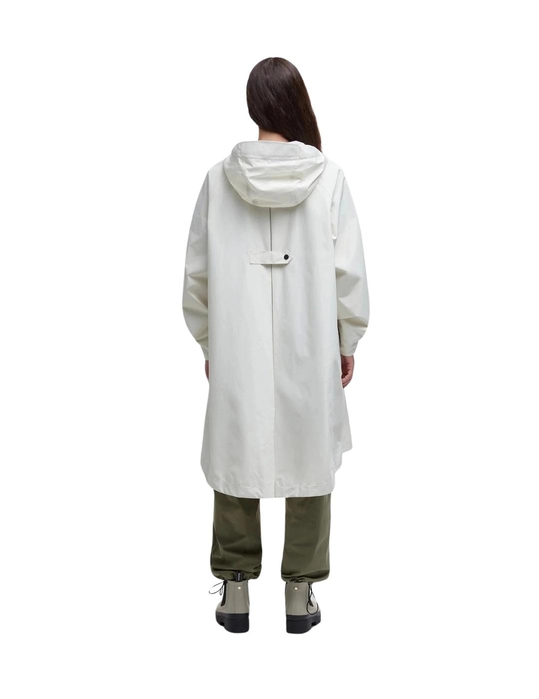 Barbour Parka Jayla Waterproof Blanca mujer