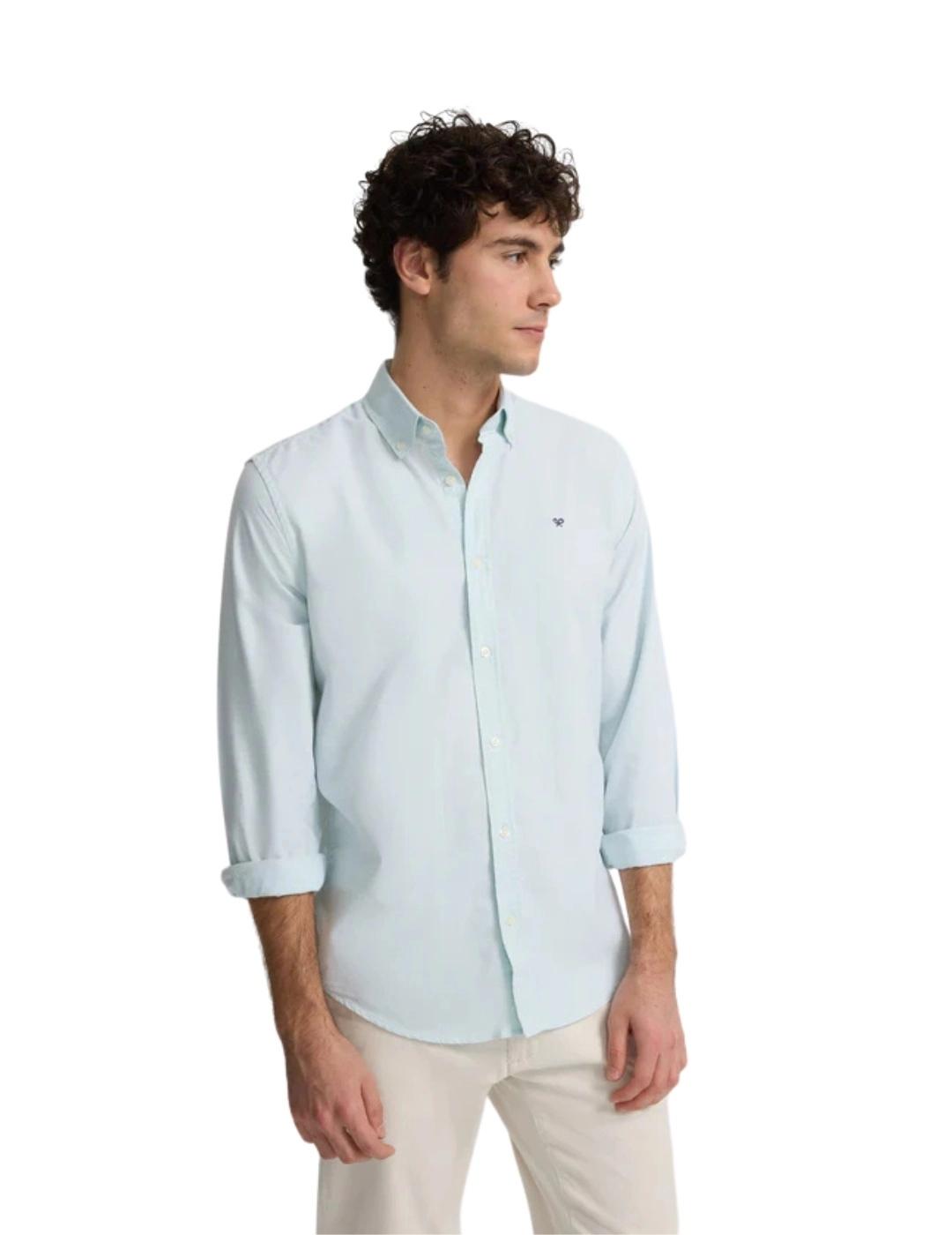 Silbon Camisa Sport Oxford Lisa Verde Claro