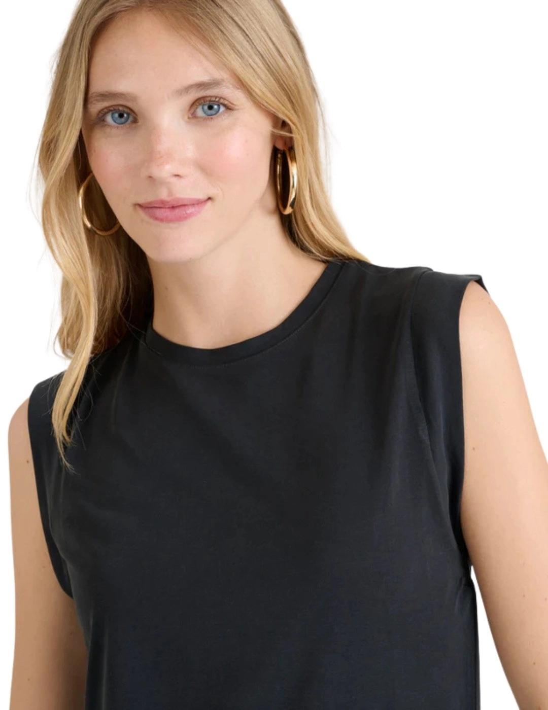 Naf Naf Camiseta Rony negro