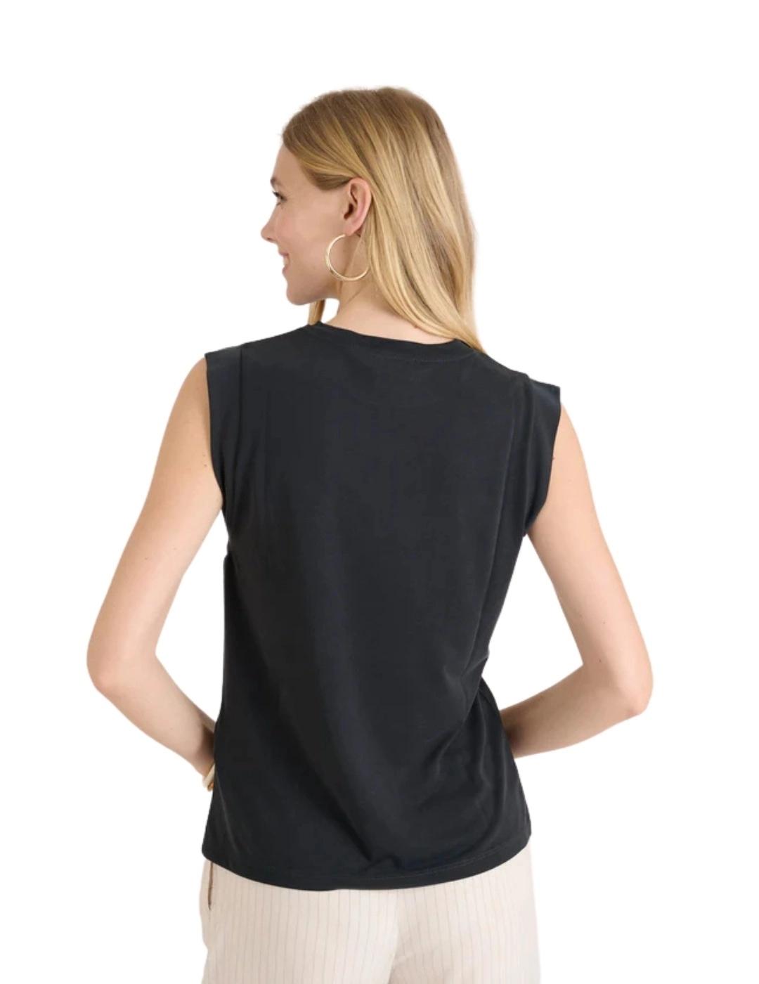 Naf Naf Camiseta Rony negro