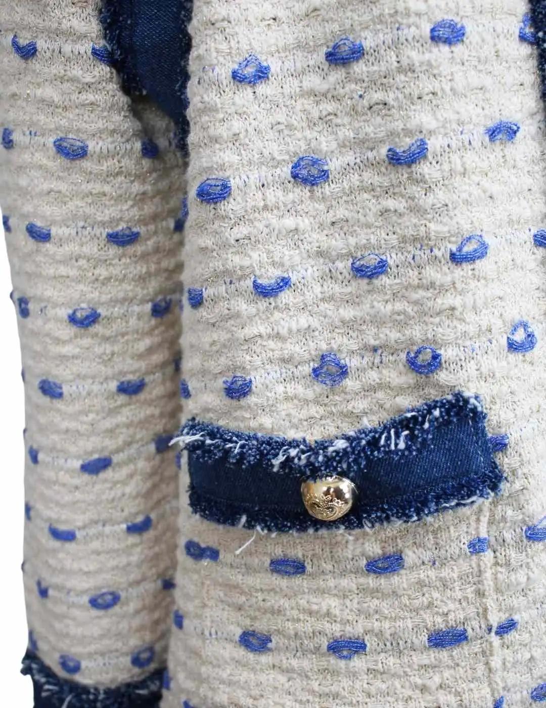 The Extreme Collection Chaqueta Tweed Beige Picard