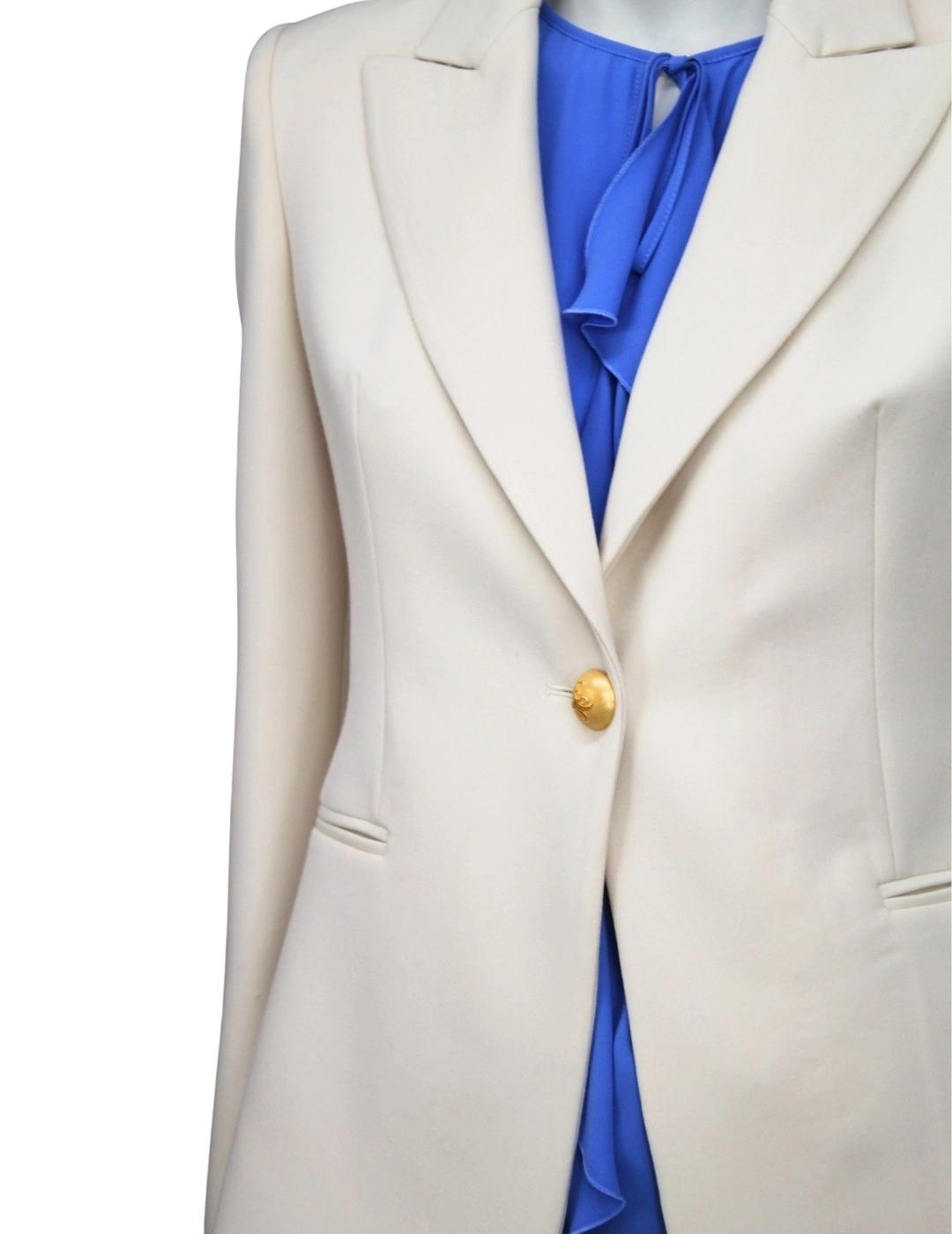 The Extreme Collection Blazer 1 Botón Blanco Teodo