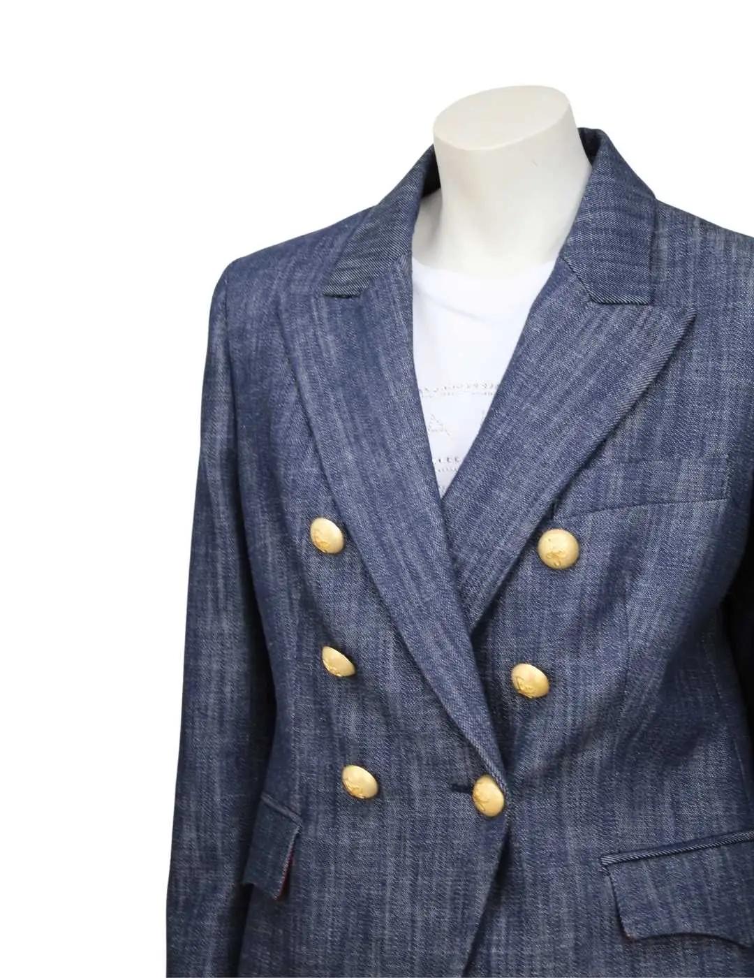 The Extreme Collection Blazer Denim Cruzada Pietro