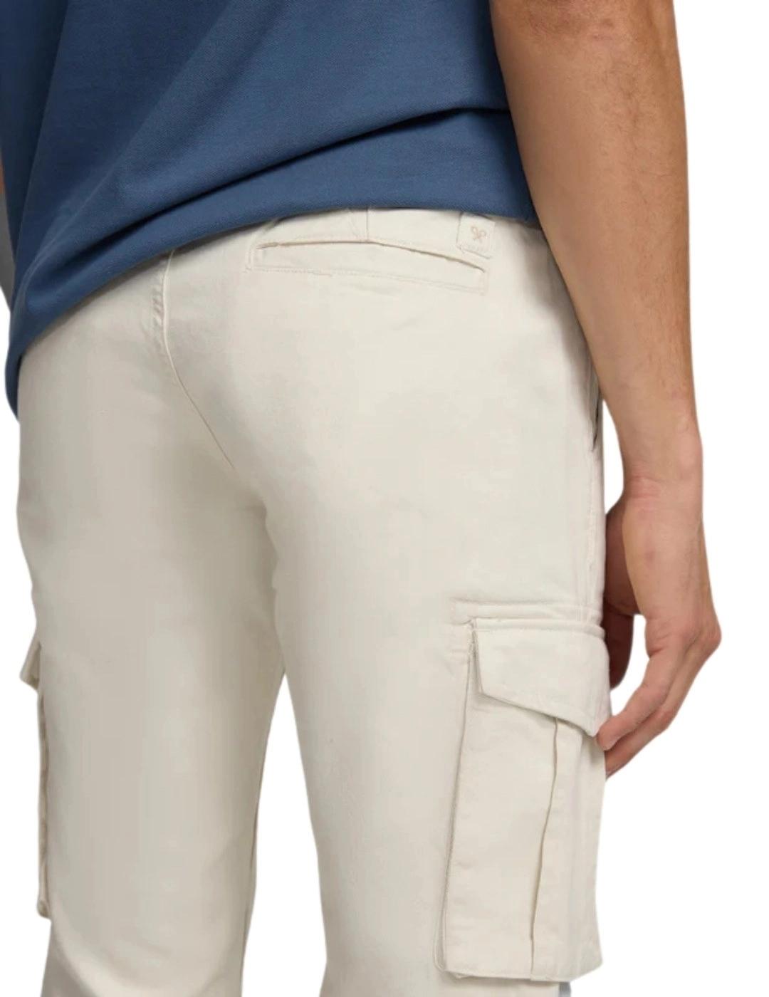 Silbon Pantalón sport cargo casual piedra