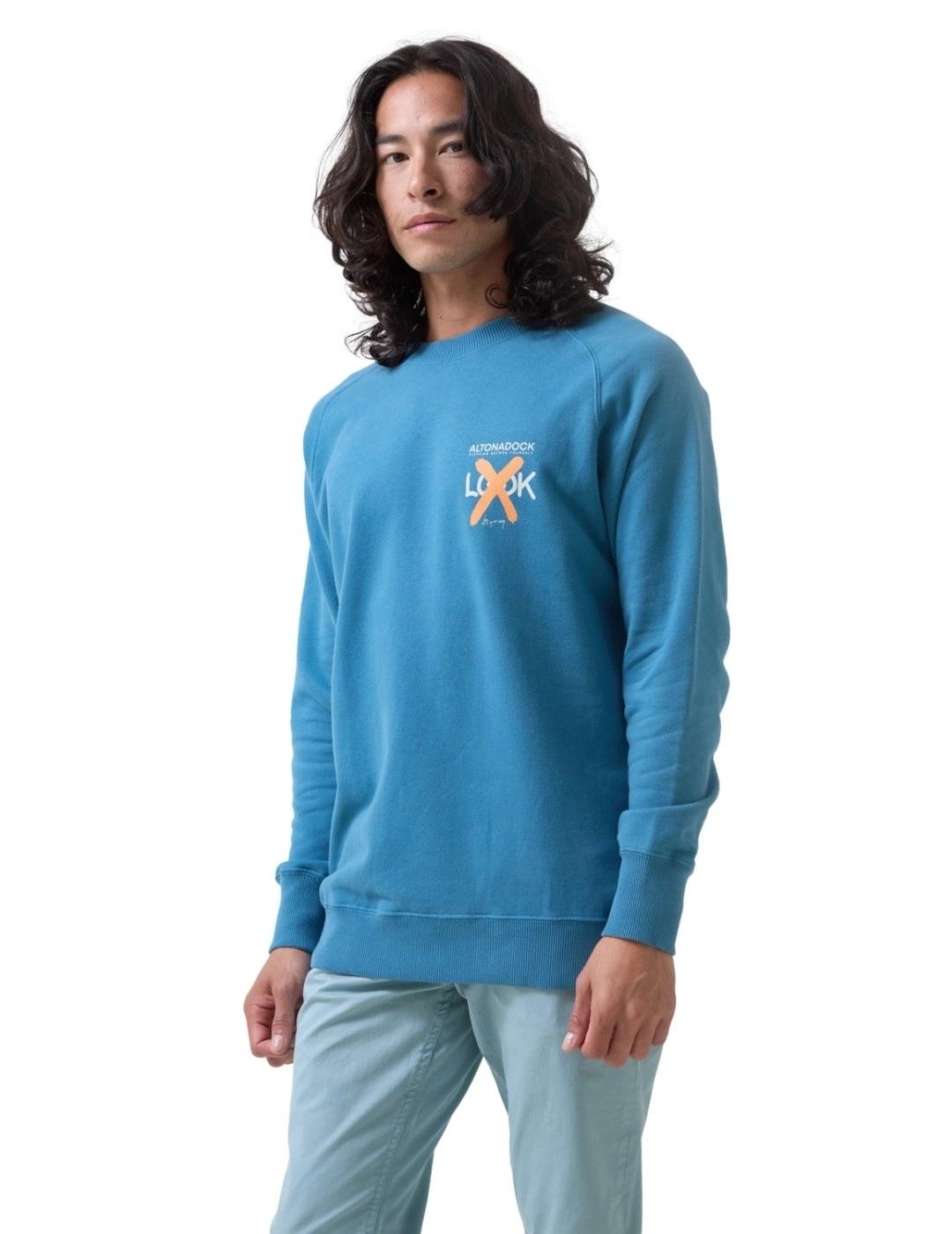 Altonadock Sudadera Azul Petroleo