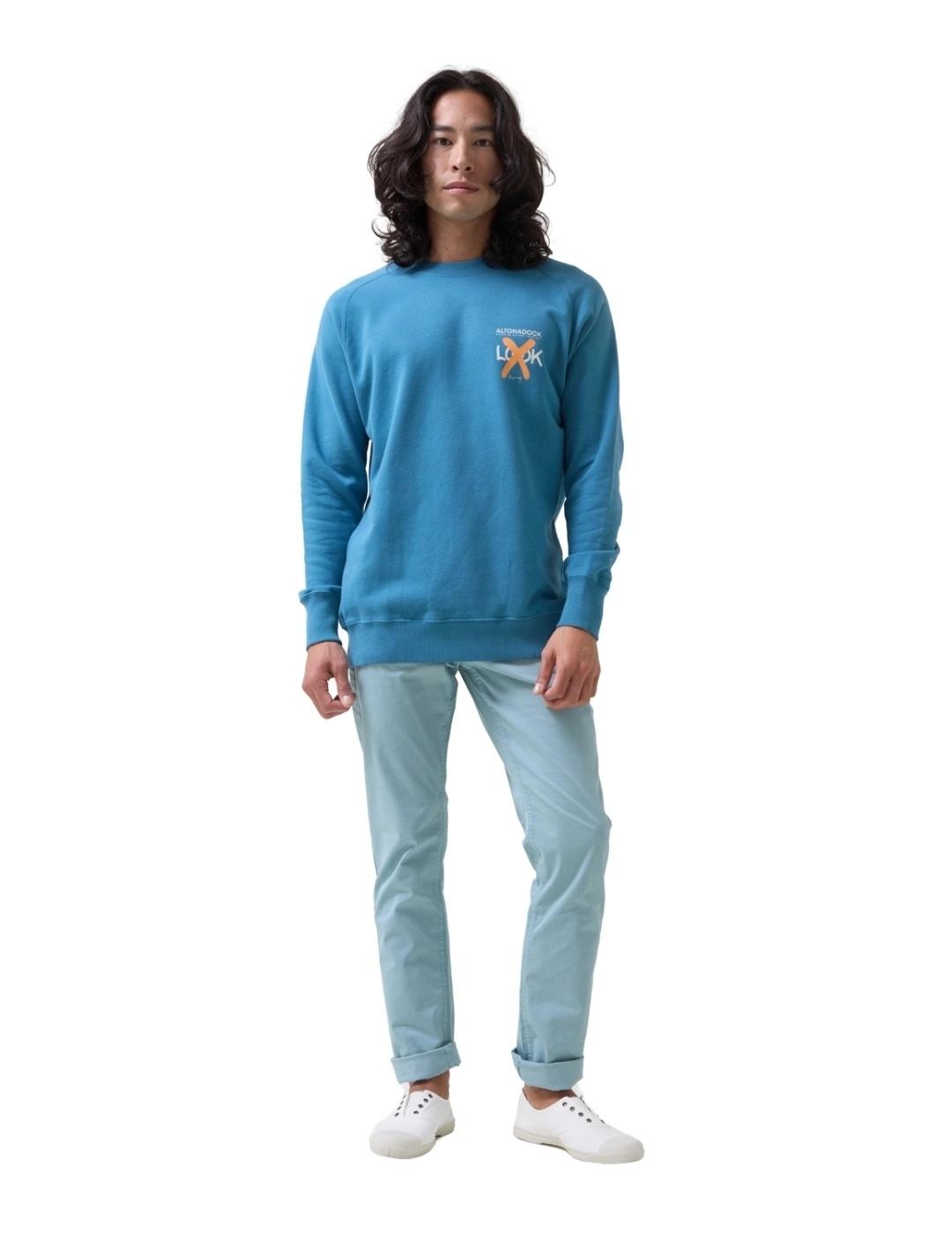 Altonadock Sudadera Azul Petroleo