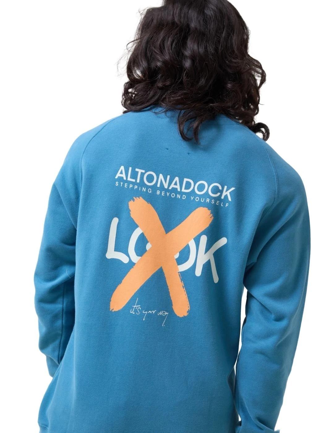 Altonadock Sudadera Azul Petroleo