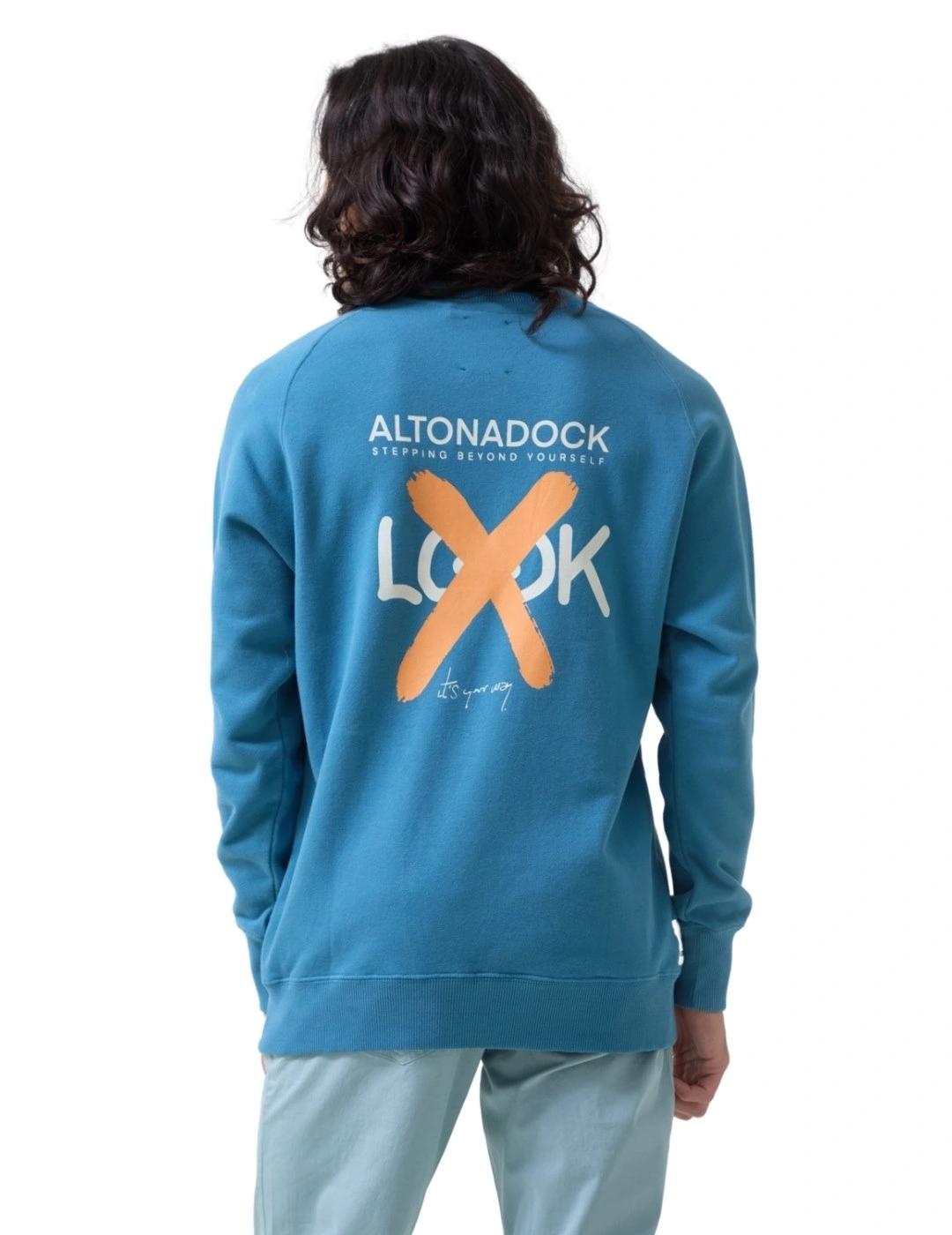 Altonadock Sudadera Azul Petroleo
