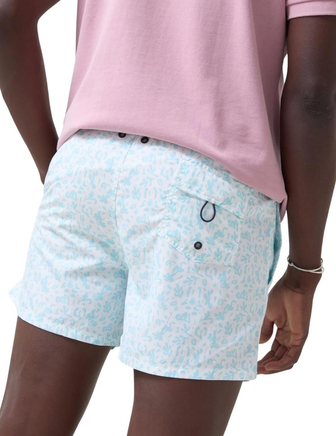 Altonadock Bañador blanco y turquesa