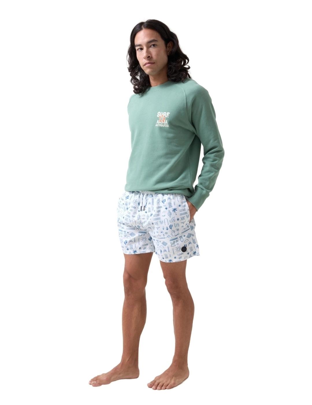 Altonadock Bañador blanco y azul