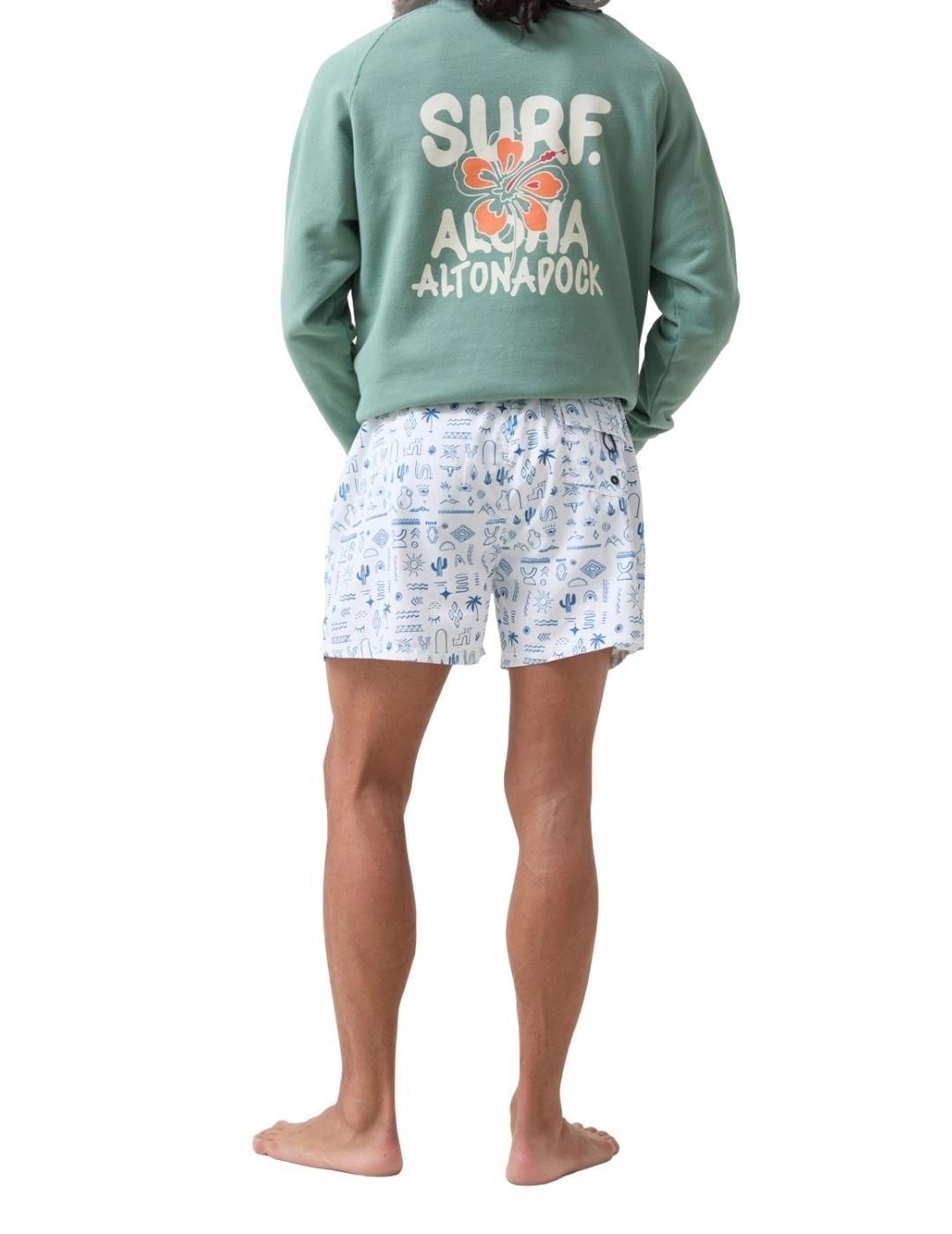 Altonadock Bañador blanco y azul