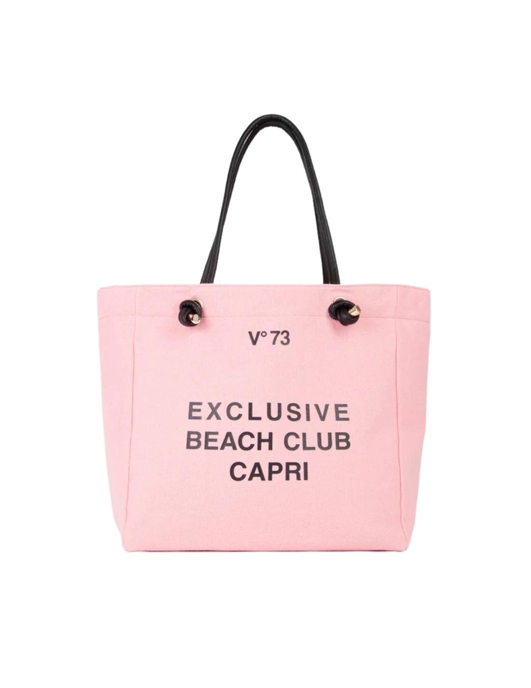 Vº73 Bolso Shopping BEACH CLUB Rosa