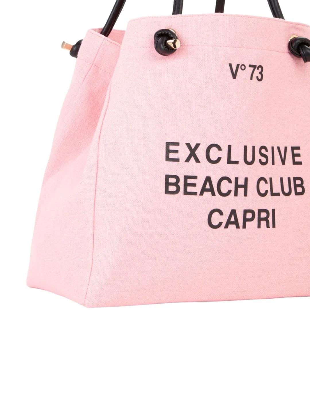 Vº73 Bolso Shopping BEACH CLUB Rosa